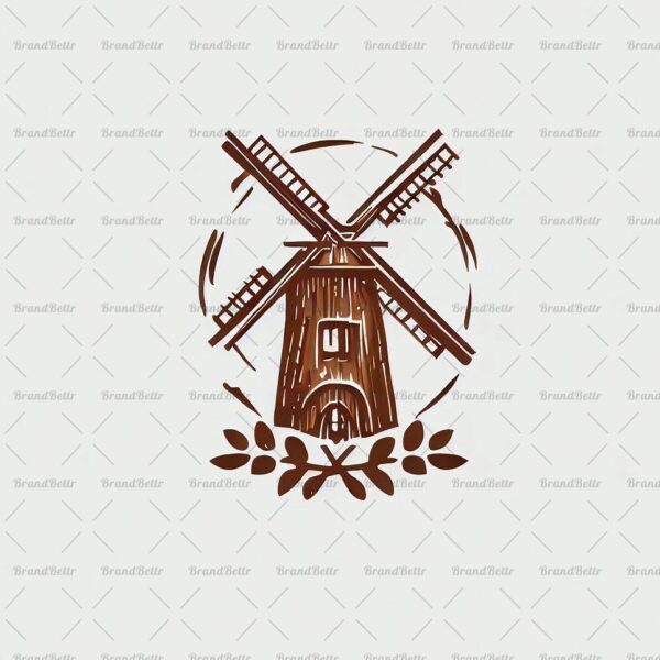 Rustikale Windmühle